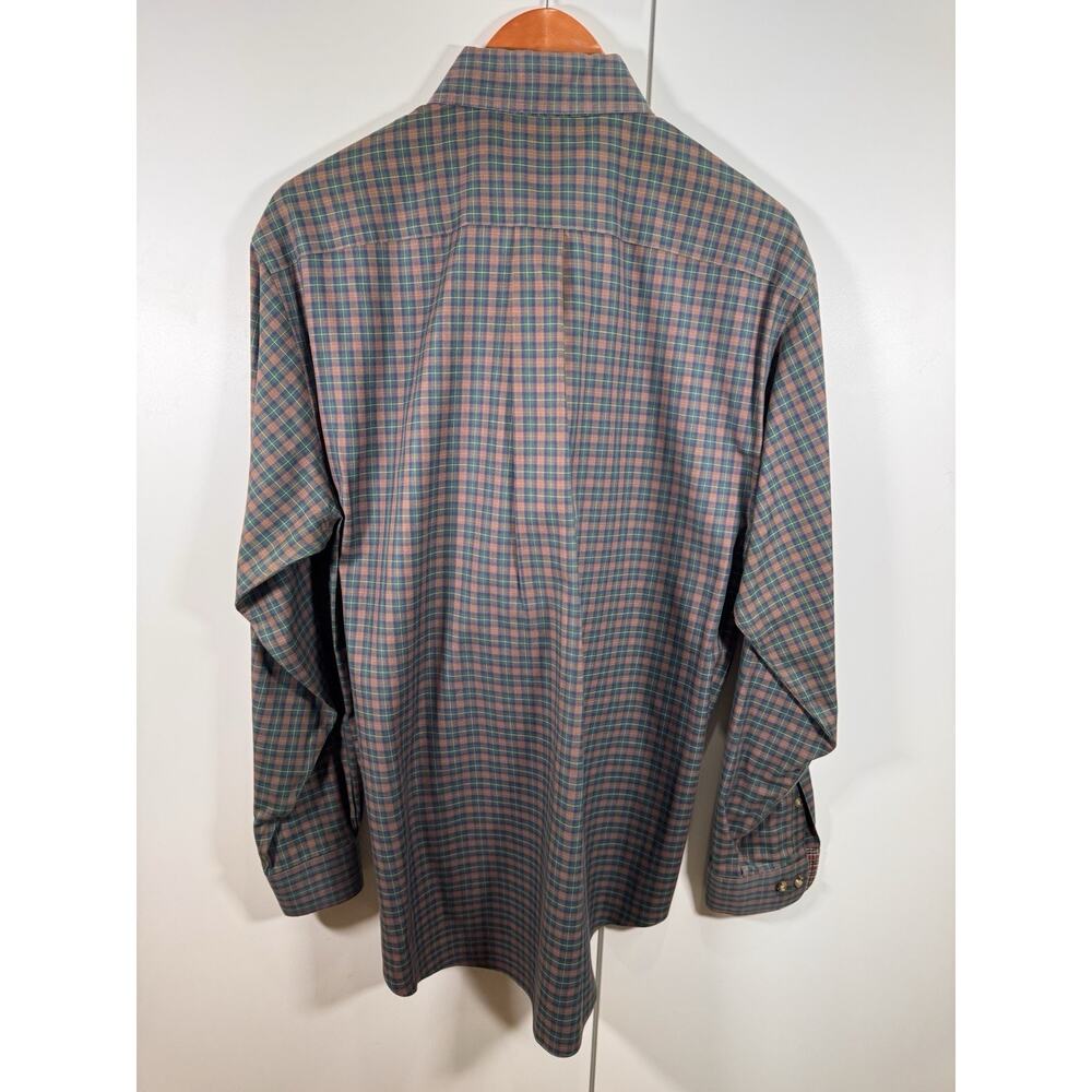Brooks Brothers Medium Plaid Shirt Original‎ Polo - Picture 5 of 6